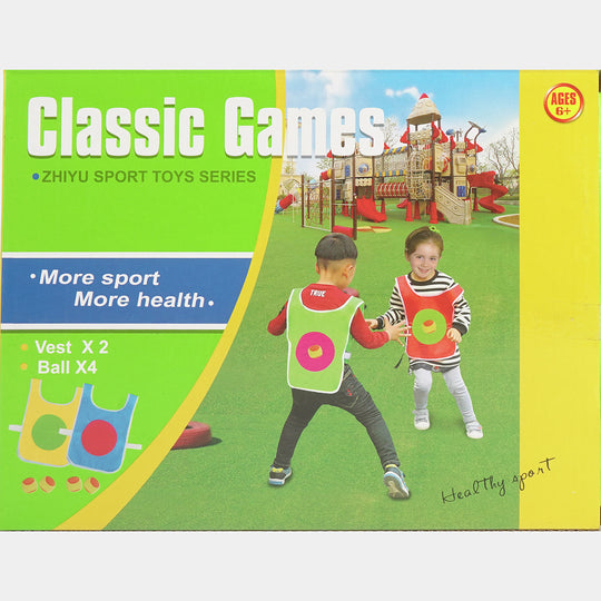 Classic Games Sticky Vest Dodgeball Set