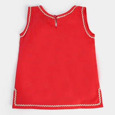 Infant Girls 2PCs Suit Baby Jungle -Red
