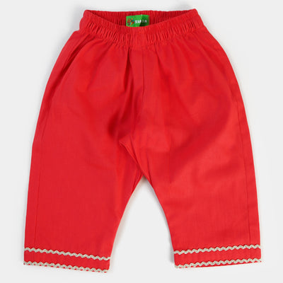 Infant Girls 2PCs Suit Baby Jungle -Red