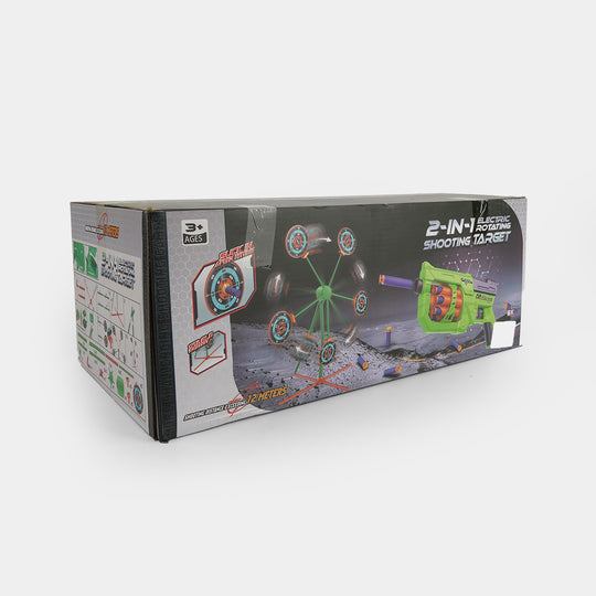 2-in-1 Electric Rotating Shooting Target Set