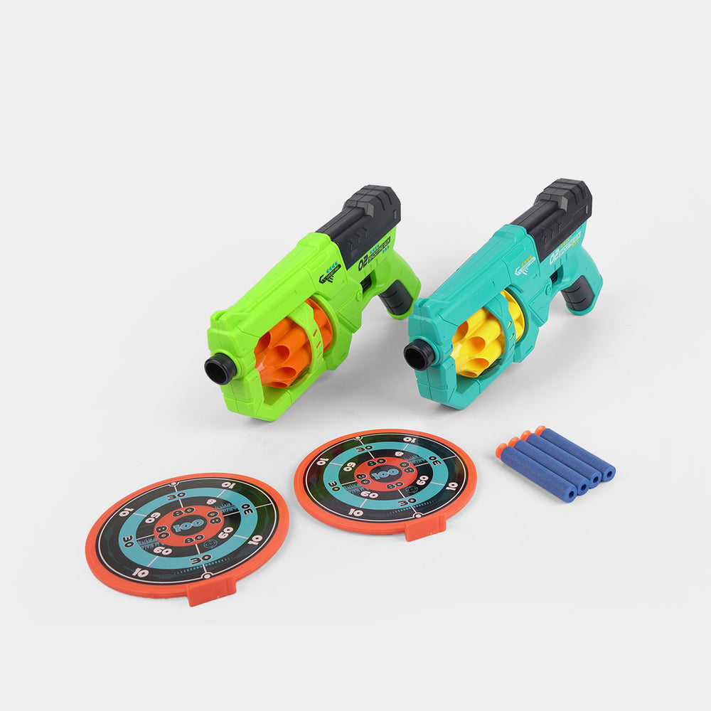 2-in-1 Electric Rotating Shooting Target Set