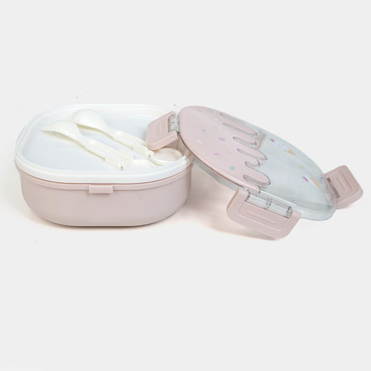 Stainless Steel Lunch Box - Pink