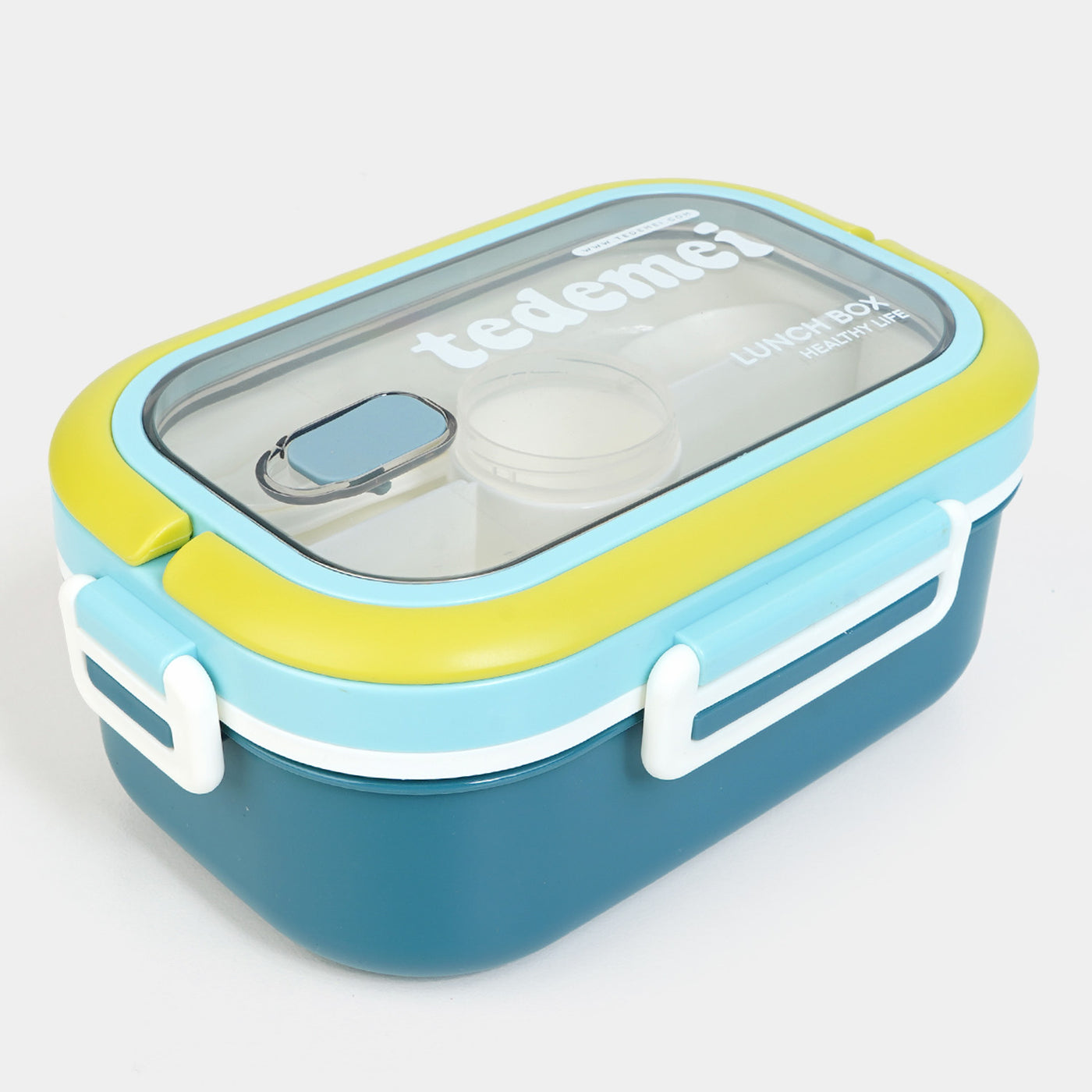 Tedemei Plastic Lunch Box With Spoon And Fork | 500ml