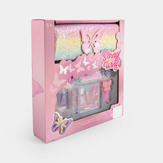 Shiny Wings Butterfly Makeup Backpack Set