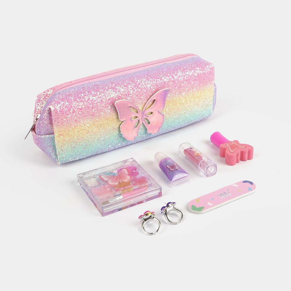 Shiny Wings Butterfly Makeup Backpack Set