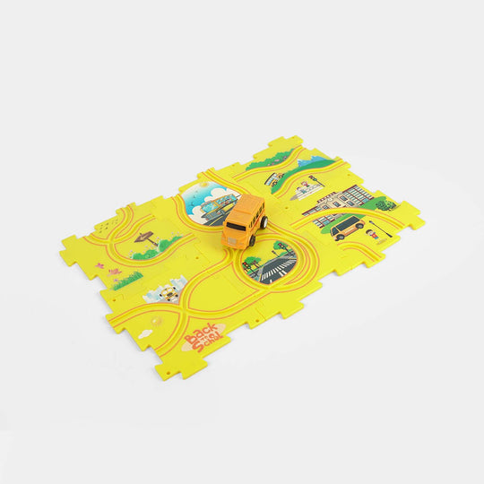 Rail Car Jigsaw DIY Puzzle Theme Track Set