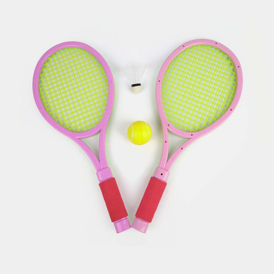 Kids' 2-in-1 Tennis & Badminton Racket Set
