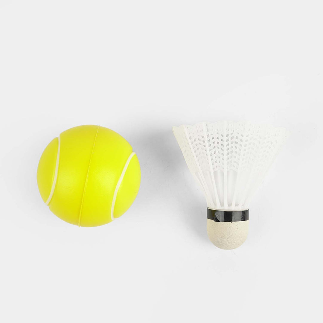 Kids' 2-in-1 Tennis & Badminton Racket Set