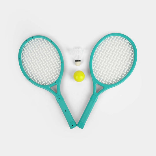 Kids' 2-in-1 Tennis & Badminton Racket Set