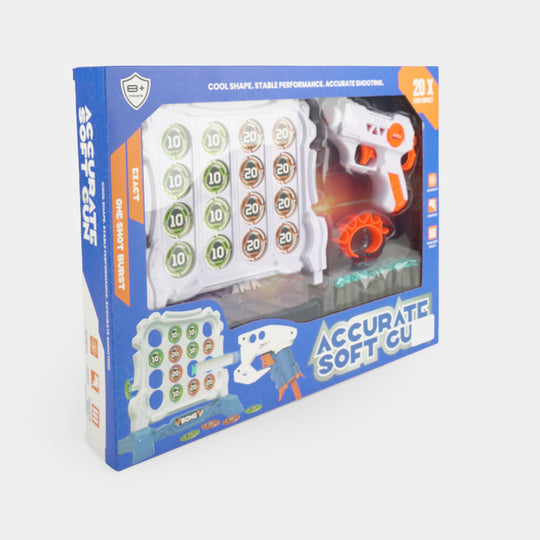 Accurate Soft Dart Blaster Target Practice Set