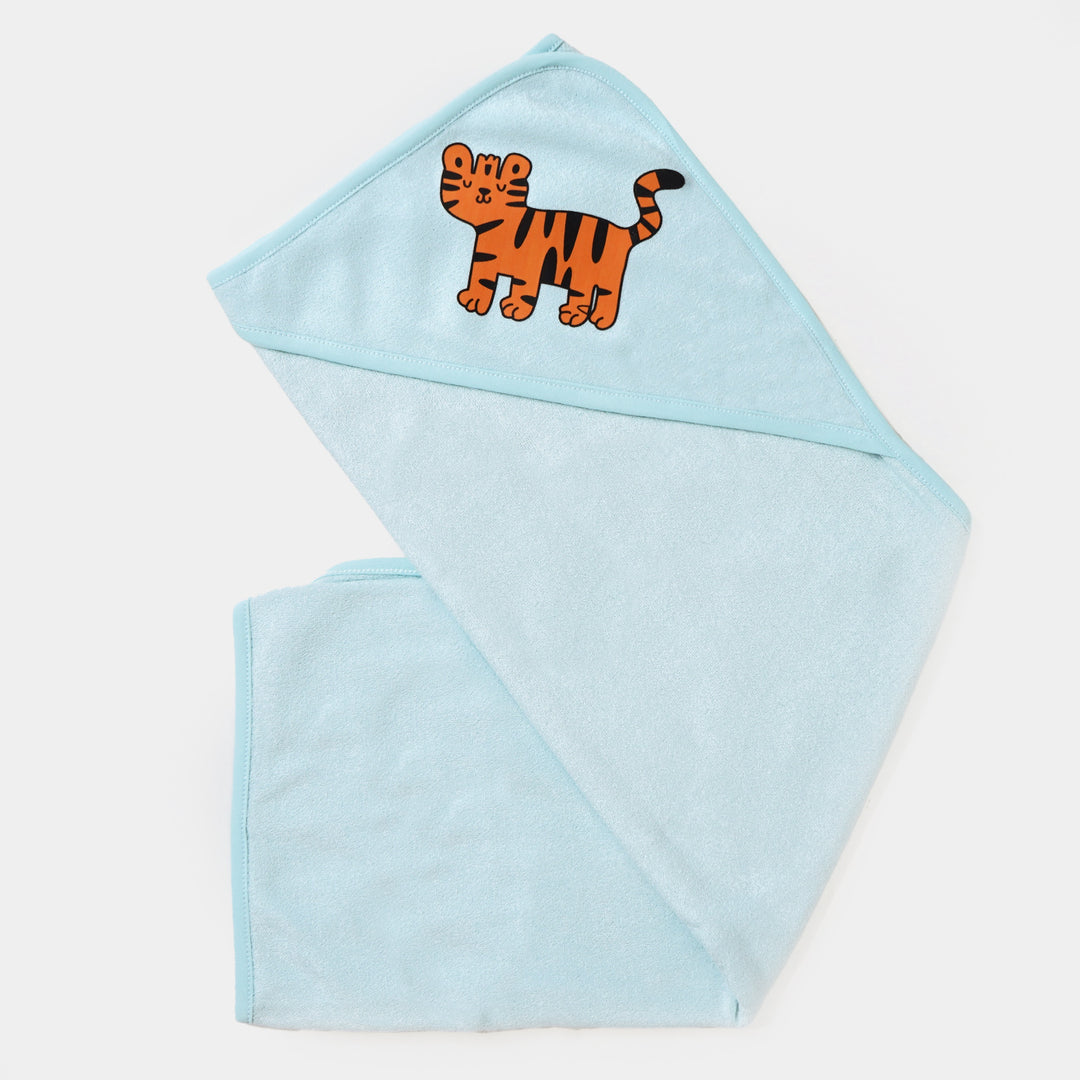 Bath Towel Little Tiger | Blue