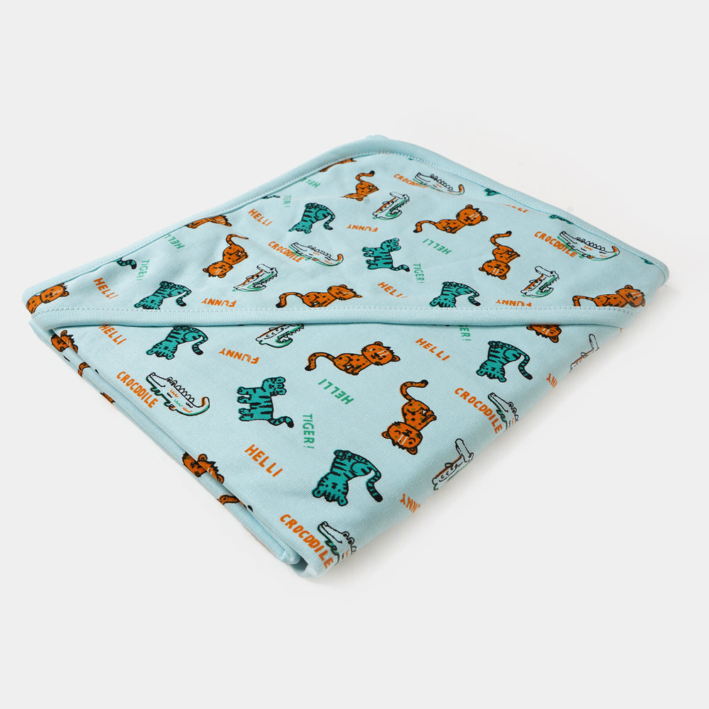 Wrapping Sheet Little Tiger | Aqua Blue