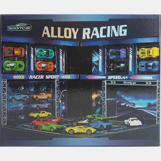 Alloy Racing Car Portable Folding Playset