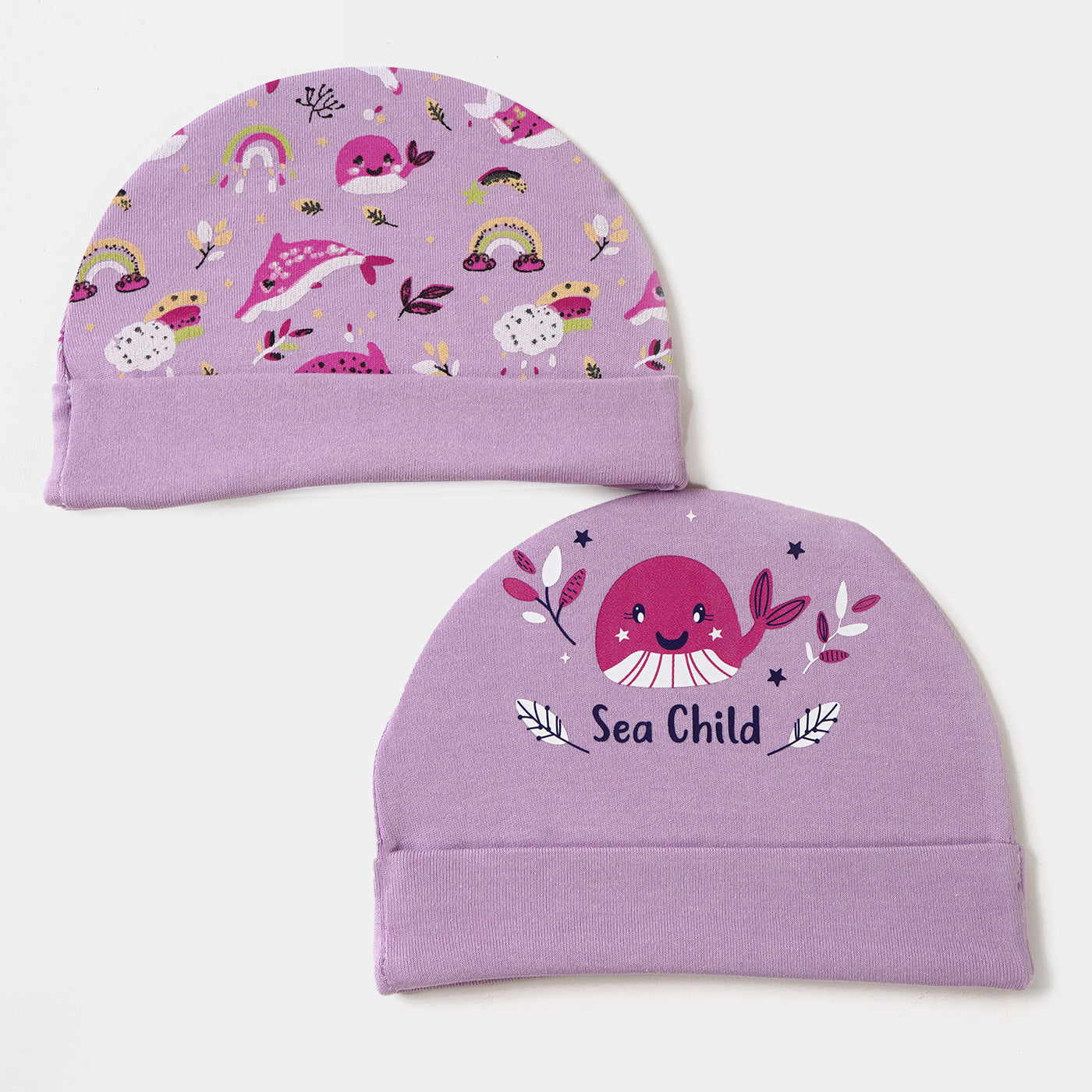 Cap 2PCs Sea Child | Purple