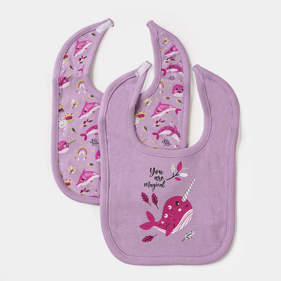 Bib 2PCs Sea Child | Purple