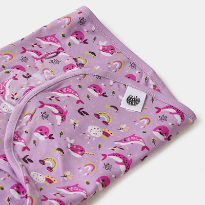 Swaddle Sea Child | Purple