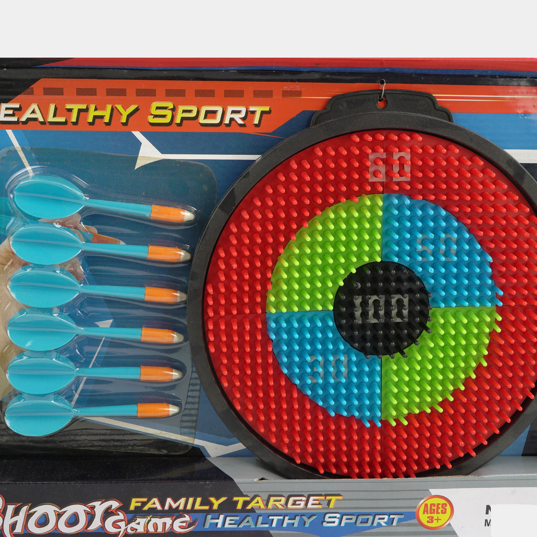 Shoot Game Family Target Safety Dart Set