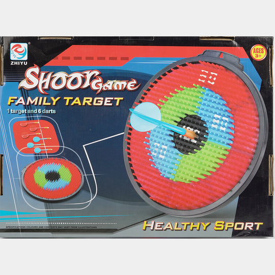 Shoot Game Family Target Safety Dart Set