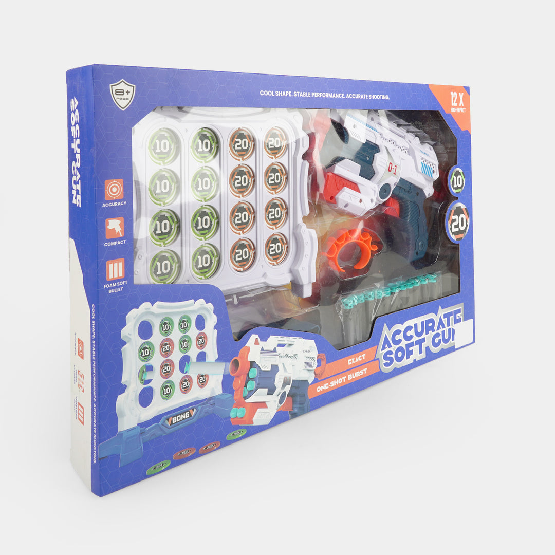 Accurate Soft Dart Blaster Target Practice Set