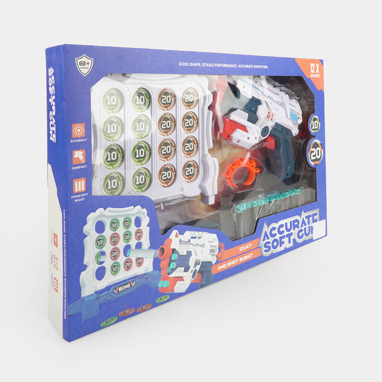 Accurate Soft Dart Blaster Target Practice Set