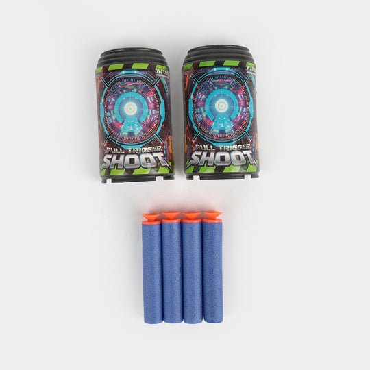 Automatic Soft Darts Blaster Set with Target Cans