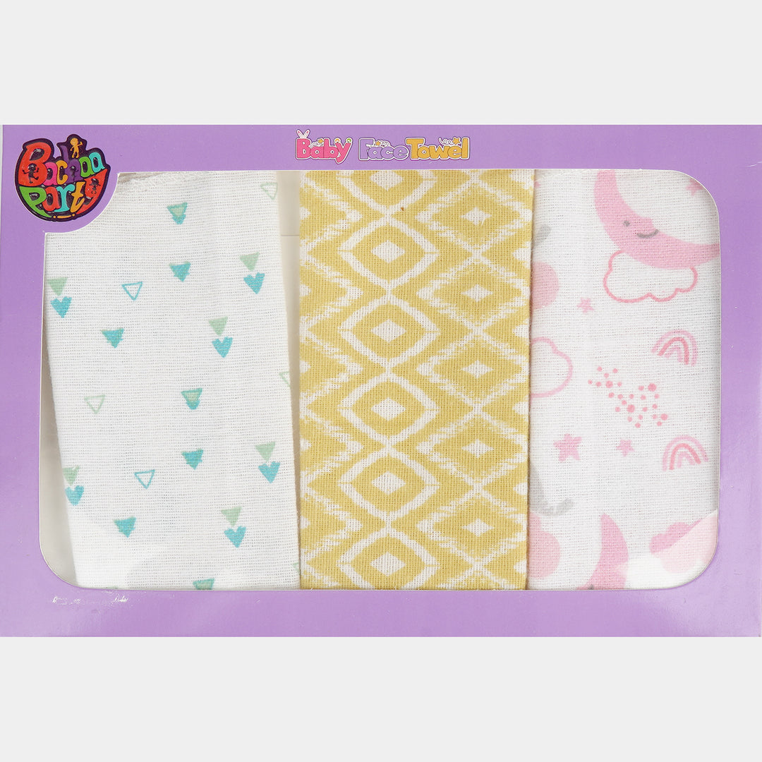 Cotton Face Towel | 3PCs