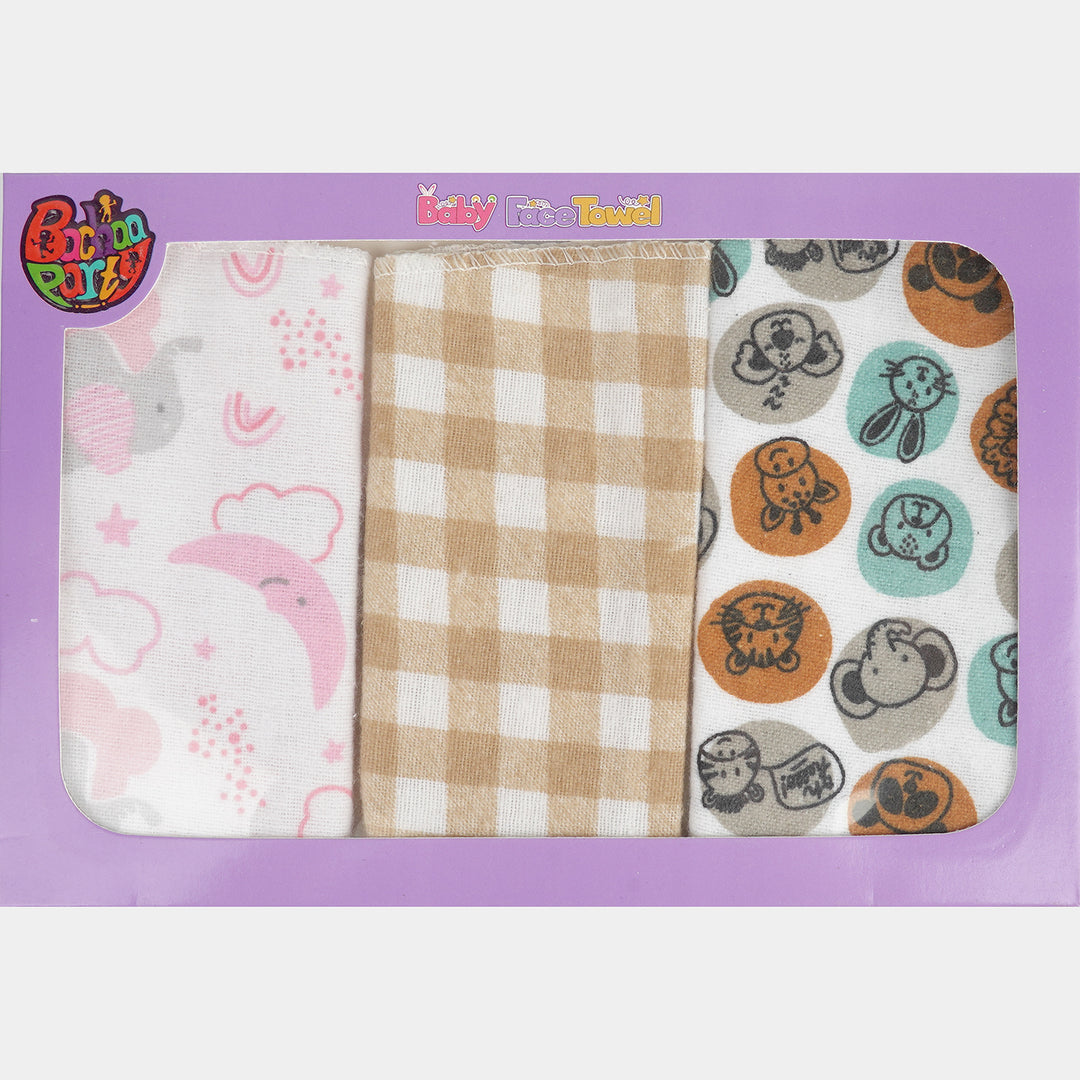 Cotton Face Towel | 3PCs