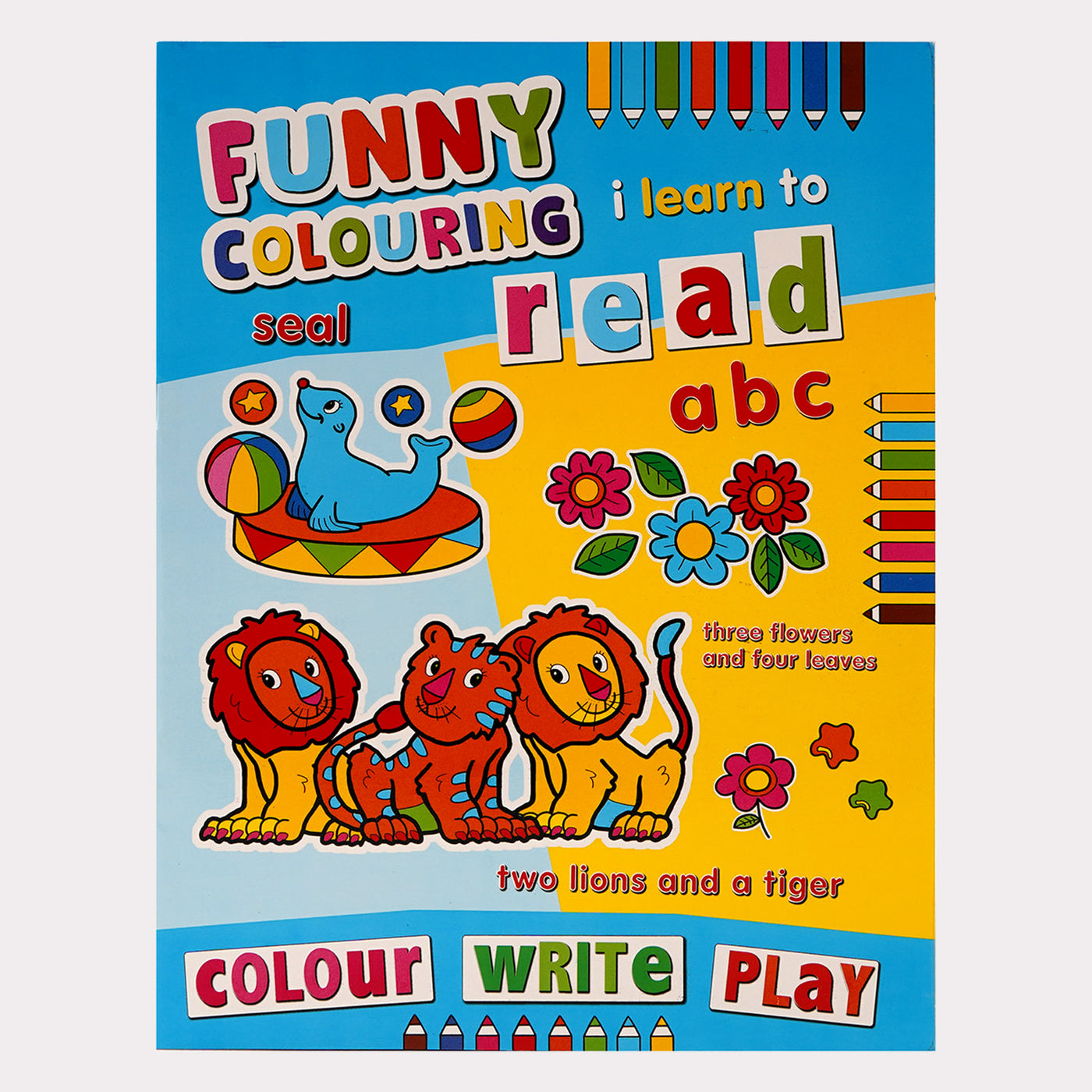 Kids Book Lets Color I Read 2