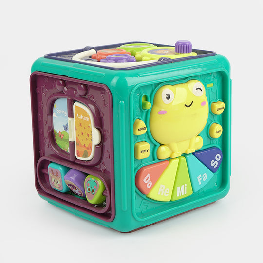 Multi-Functional Educational Hexahedron Activity Cube