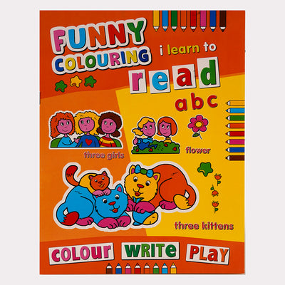 Kids Book Funny Coloring I Learn To Read