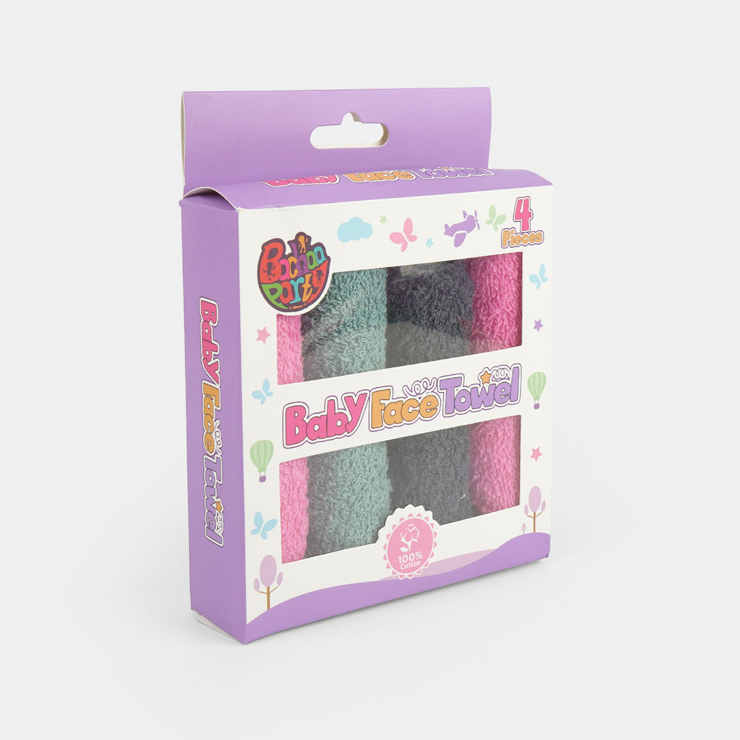 Baby Face Towel 4Pcs