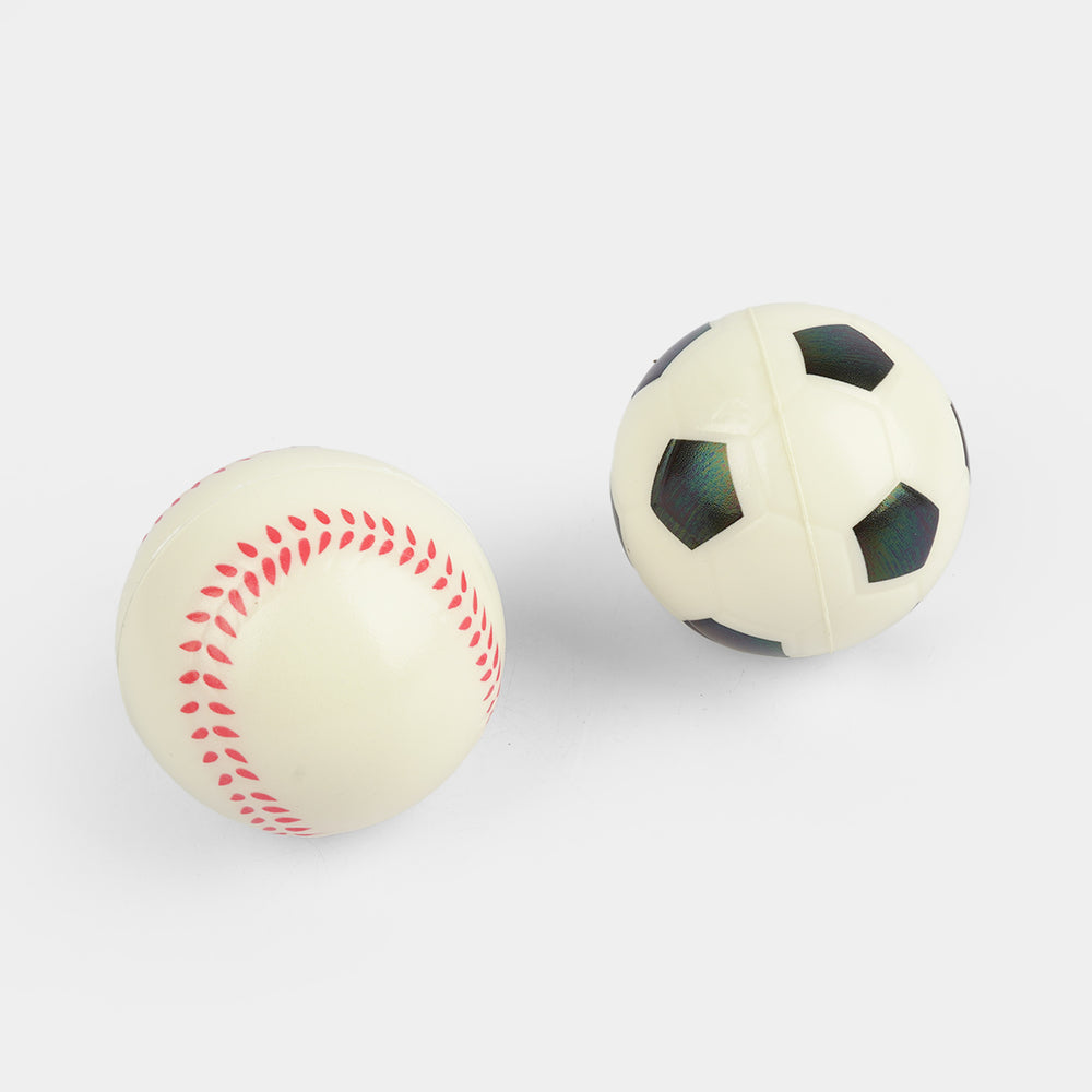 Mini PU Foam Sports Balls Set (4-Pack)