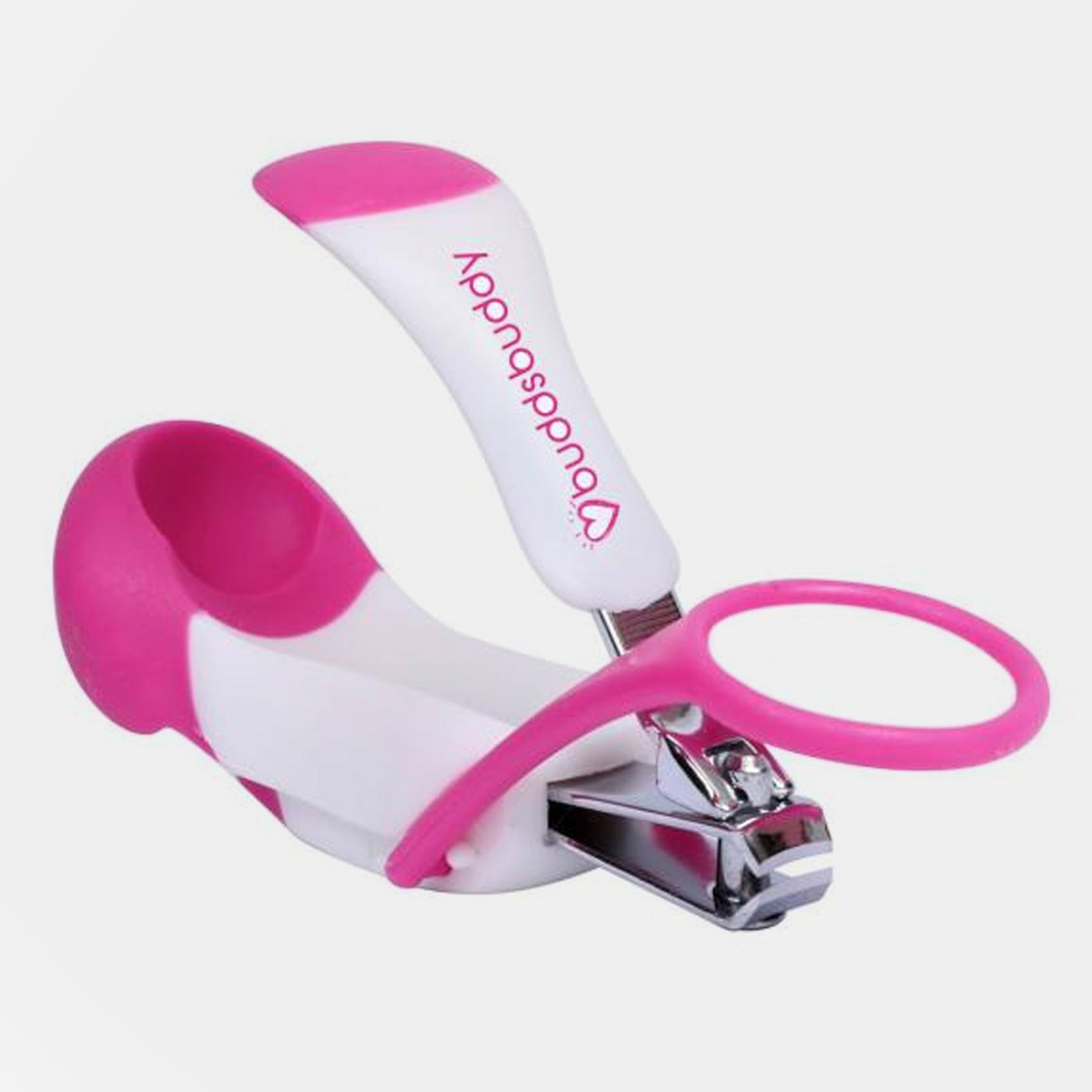 Nail Clipper With Magnifier | Pink