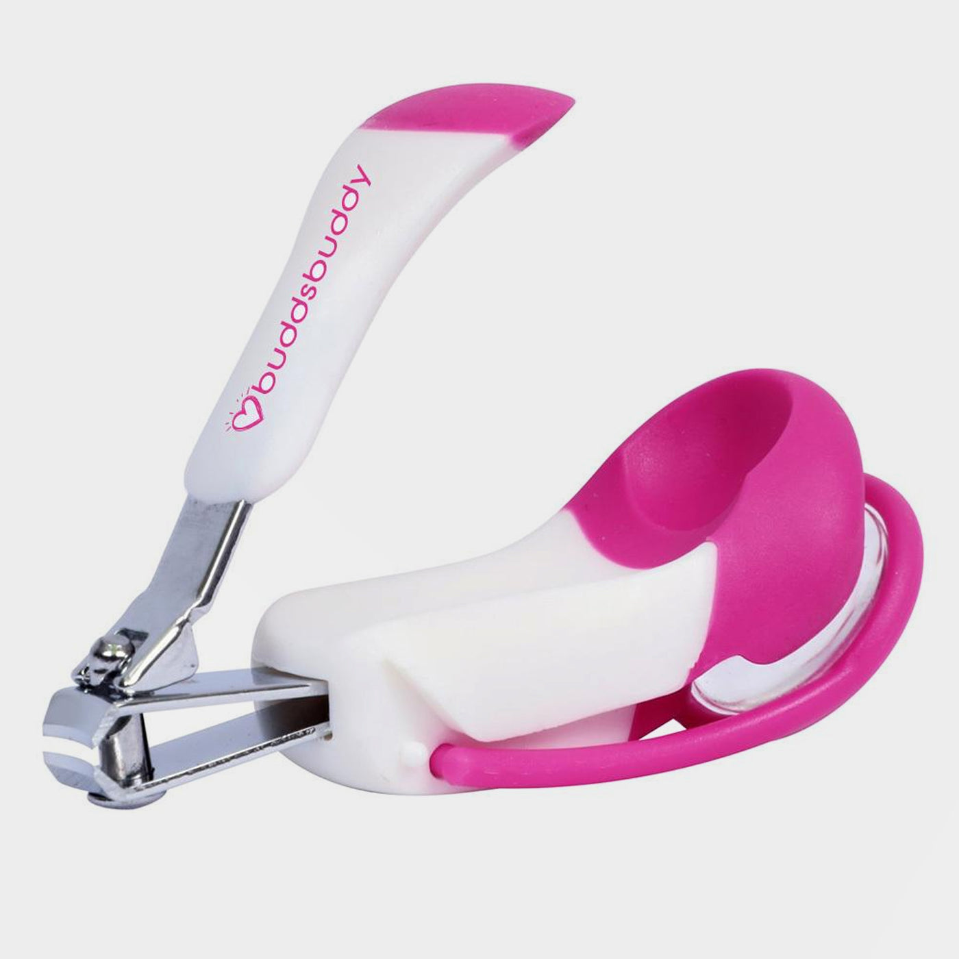 Nail Clipper With Magnifier | Pink