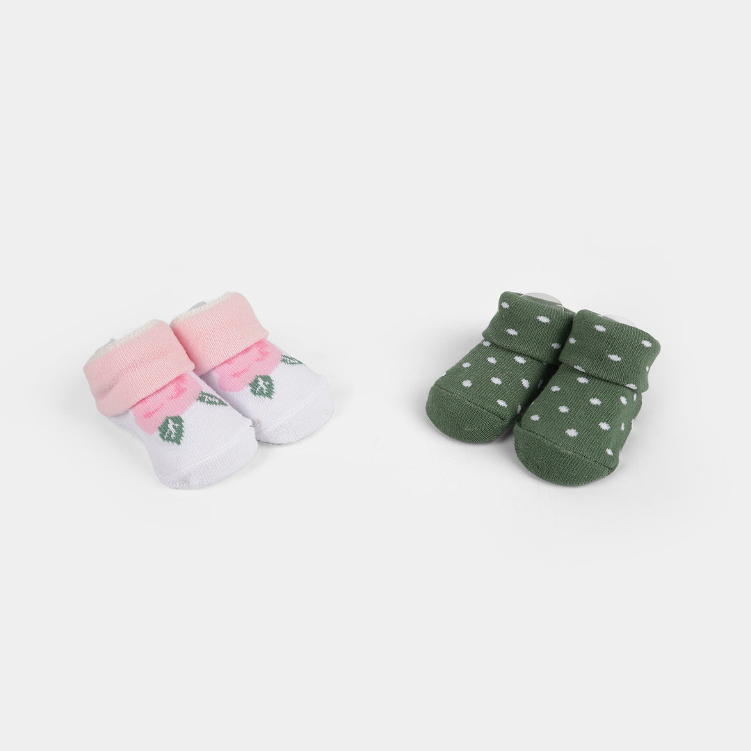 Cotton Baby Cap & Socks Pack Of 5