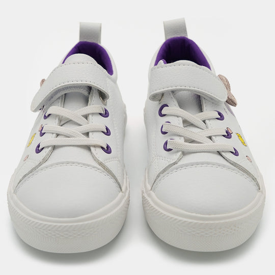 Girls Sneaker 2068C-White/Purple