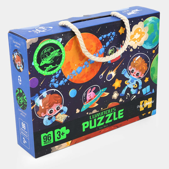 Creative Luminous Puzzle Space | 96PCs For Kids