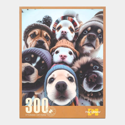 Pet Dog Velvet Jigsaw Puzzle 300Pcs