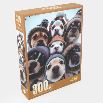 Pet Dog Velvet Jigsaw Puzzle 300Pcs