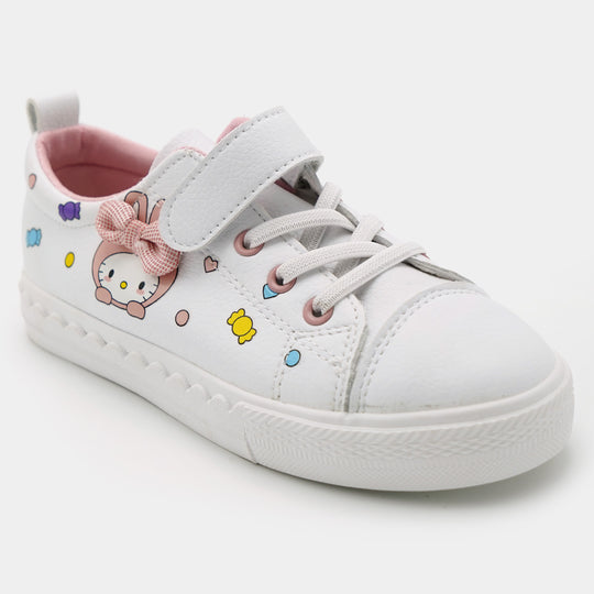 Girls Sneaker 2068C-White Pink