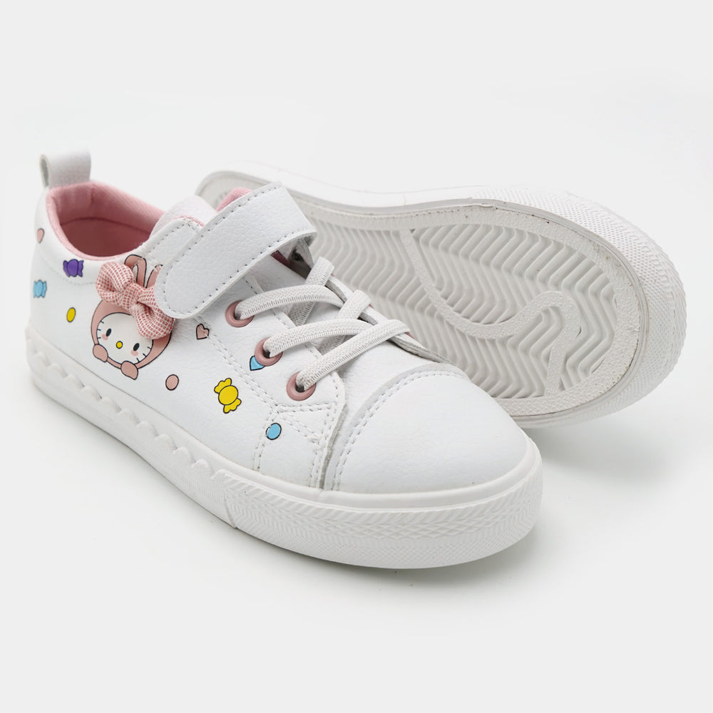 Girls Sneaker 2068C-White Pink