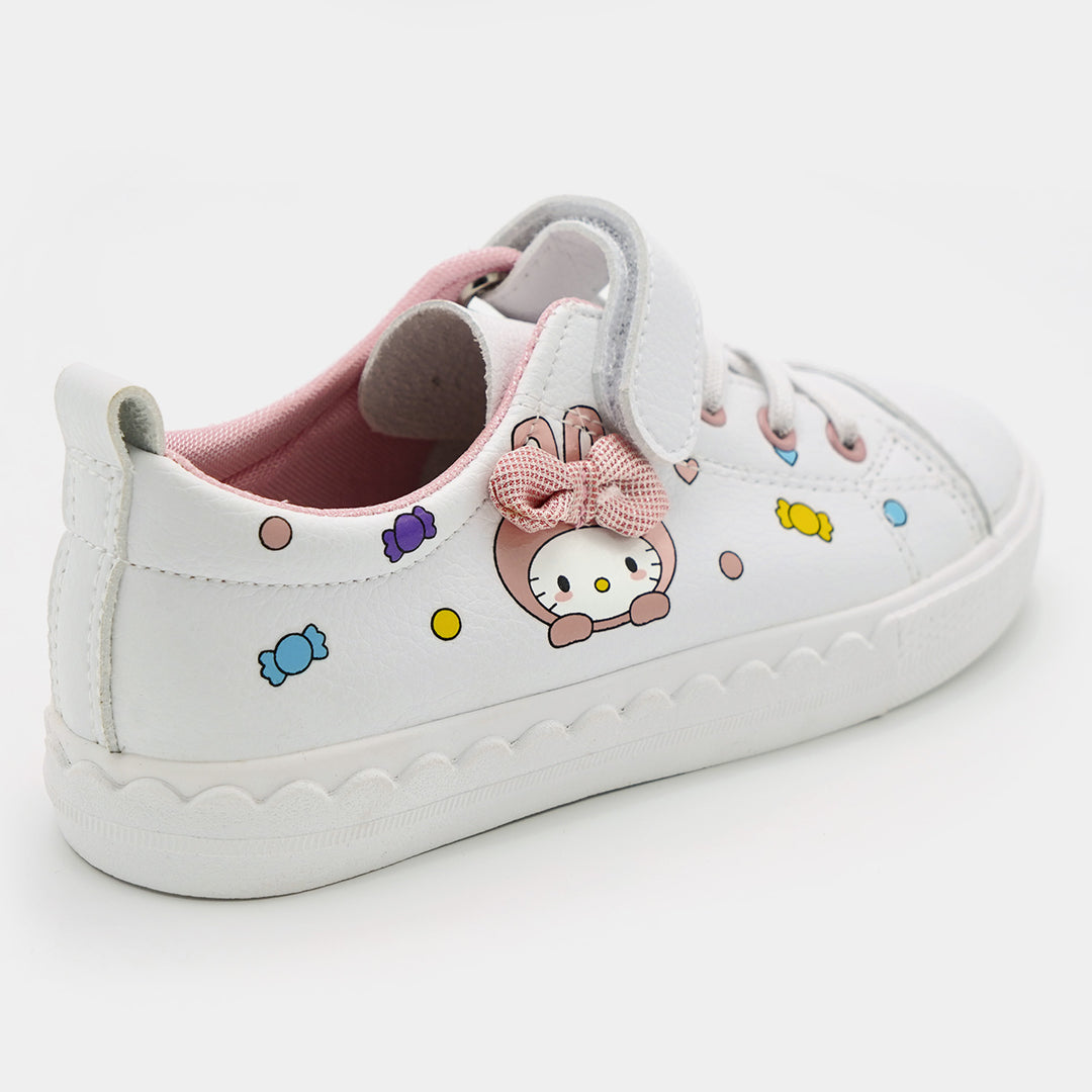 Girls Sneaker 2068C-White Pink