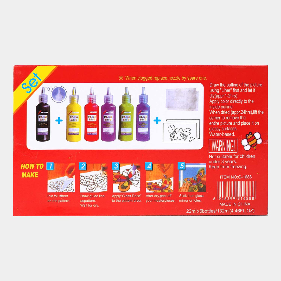 Glass Decoration Painting Set