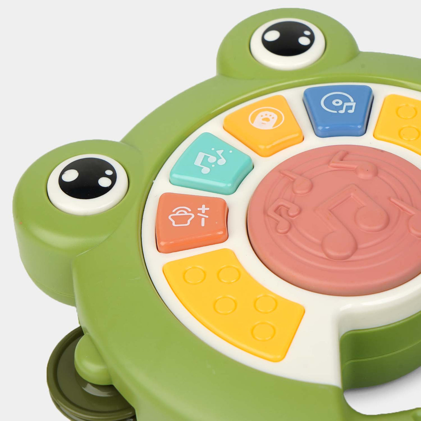 Music Puzzle Frog Rattle Hand Drum