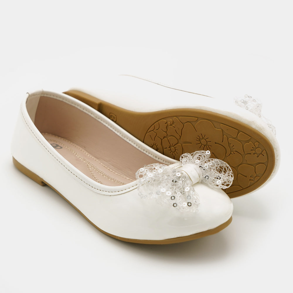 Girls Pumps 910-23 - White