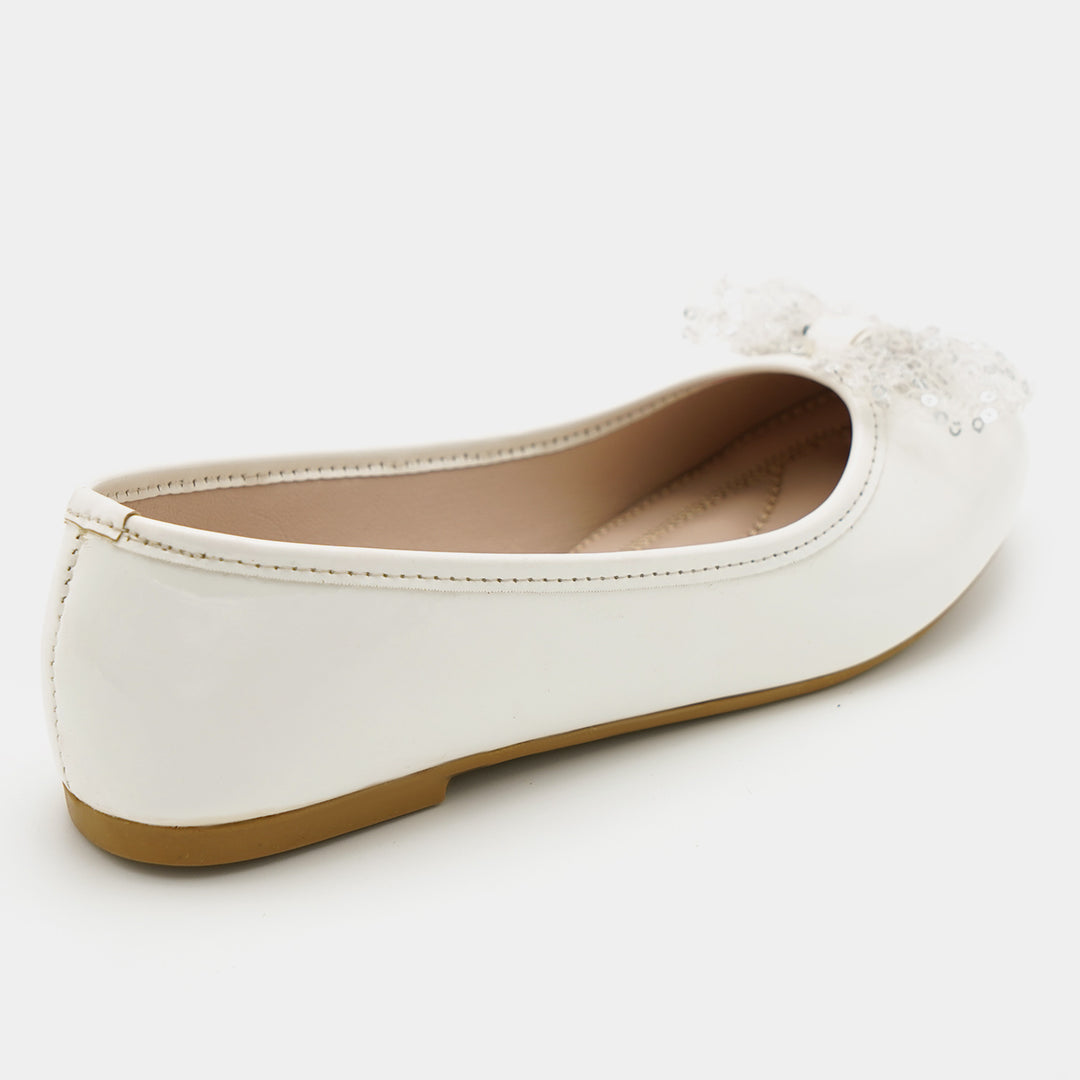 Girls Pumps 910-23 - White