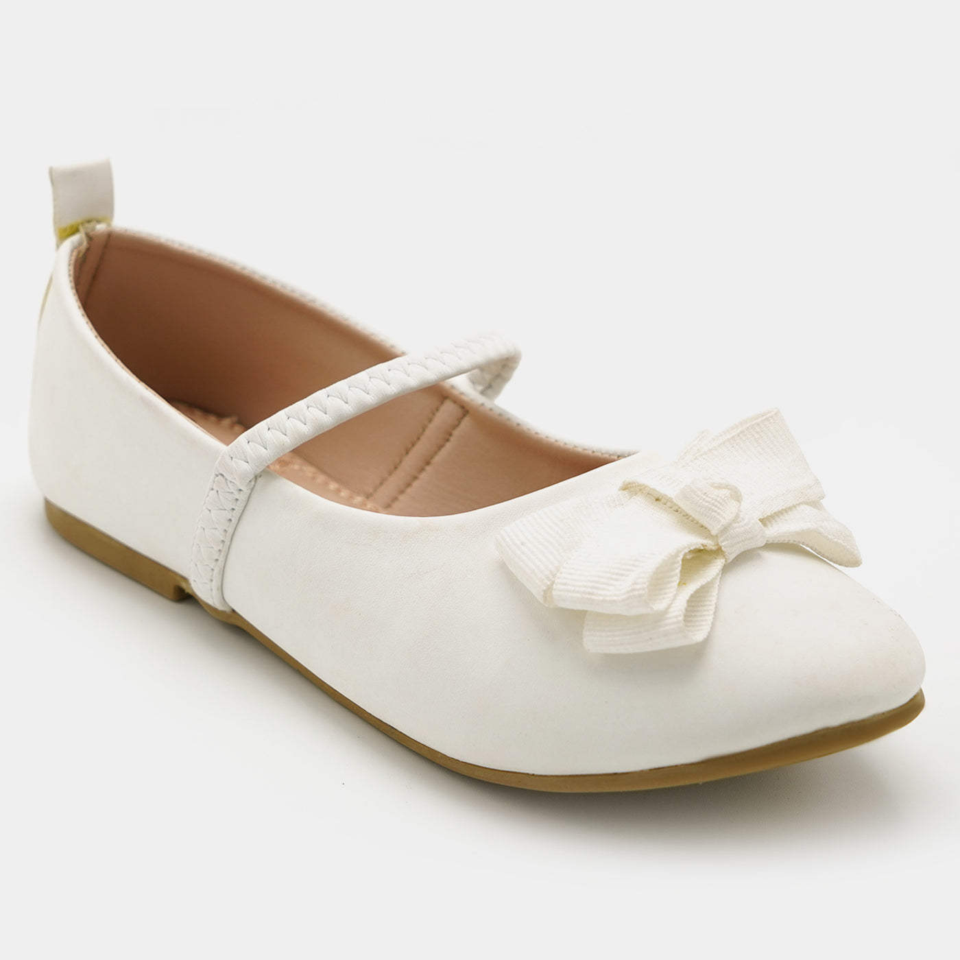 Girls Pumps 1252-White