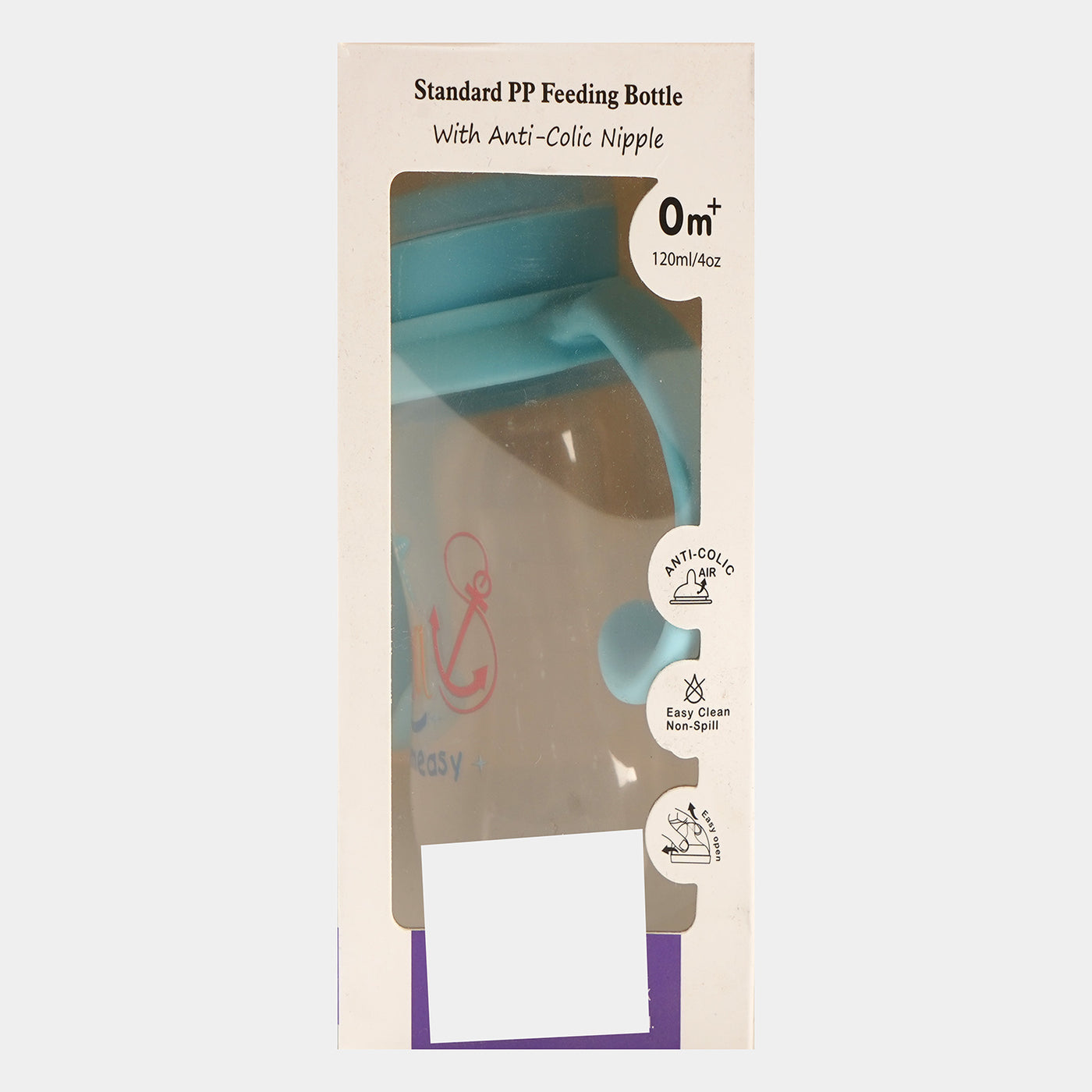 Standard PP Feeding Bottle With Anti-Colic Nipple | Blue