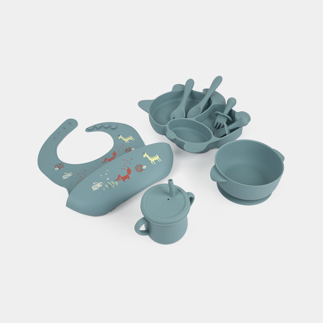 Soft Silicone Baby First Stage Self-Feeding Set