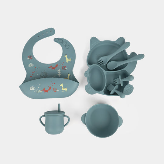 Soft Silicone Baby First Stage Self-Feeding Set